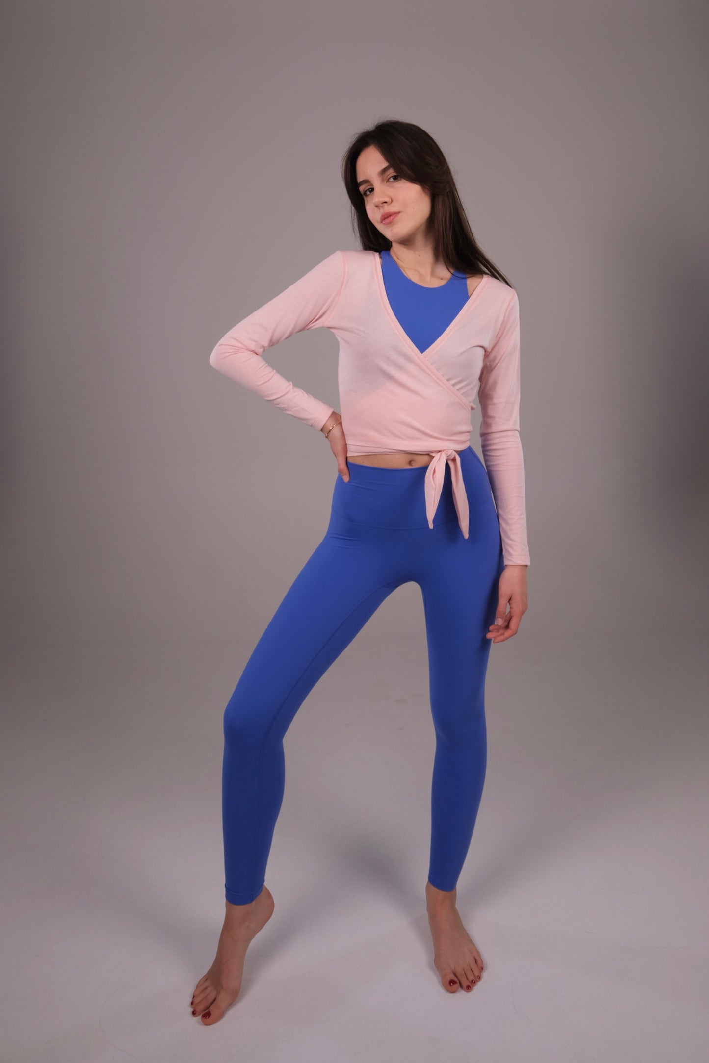Ballerina Wrap Top - Soft Pink