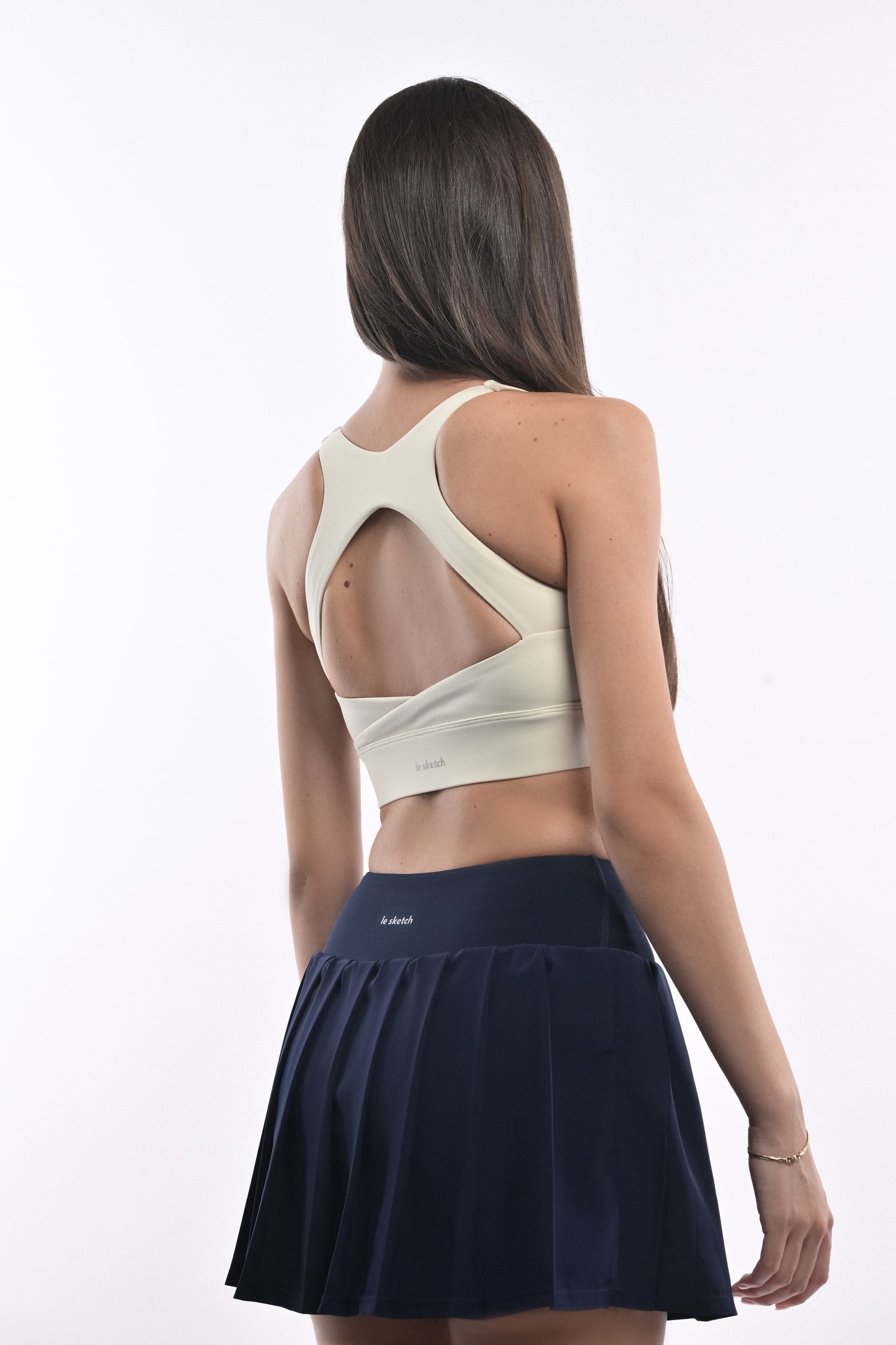 Pleated Tennis Skirt - Navy Blue