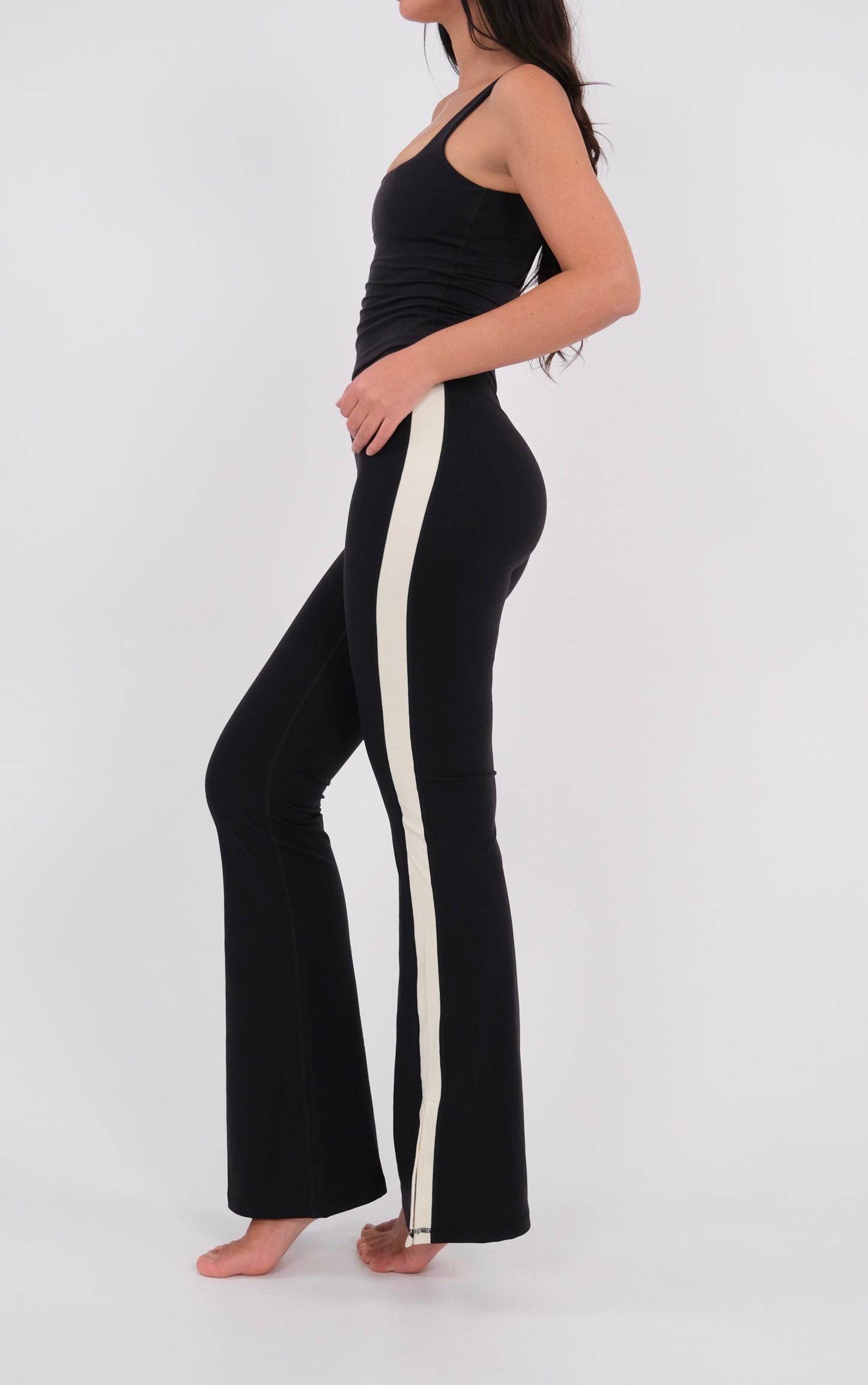 Contrast Side Stripe Flares