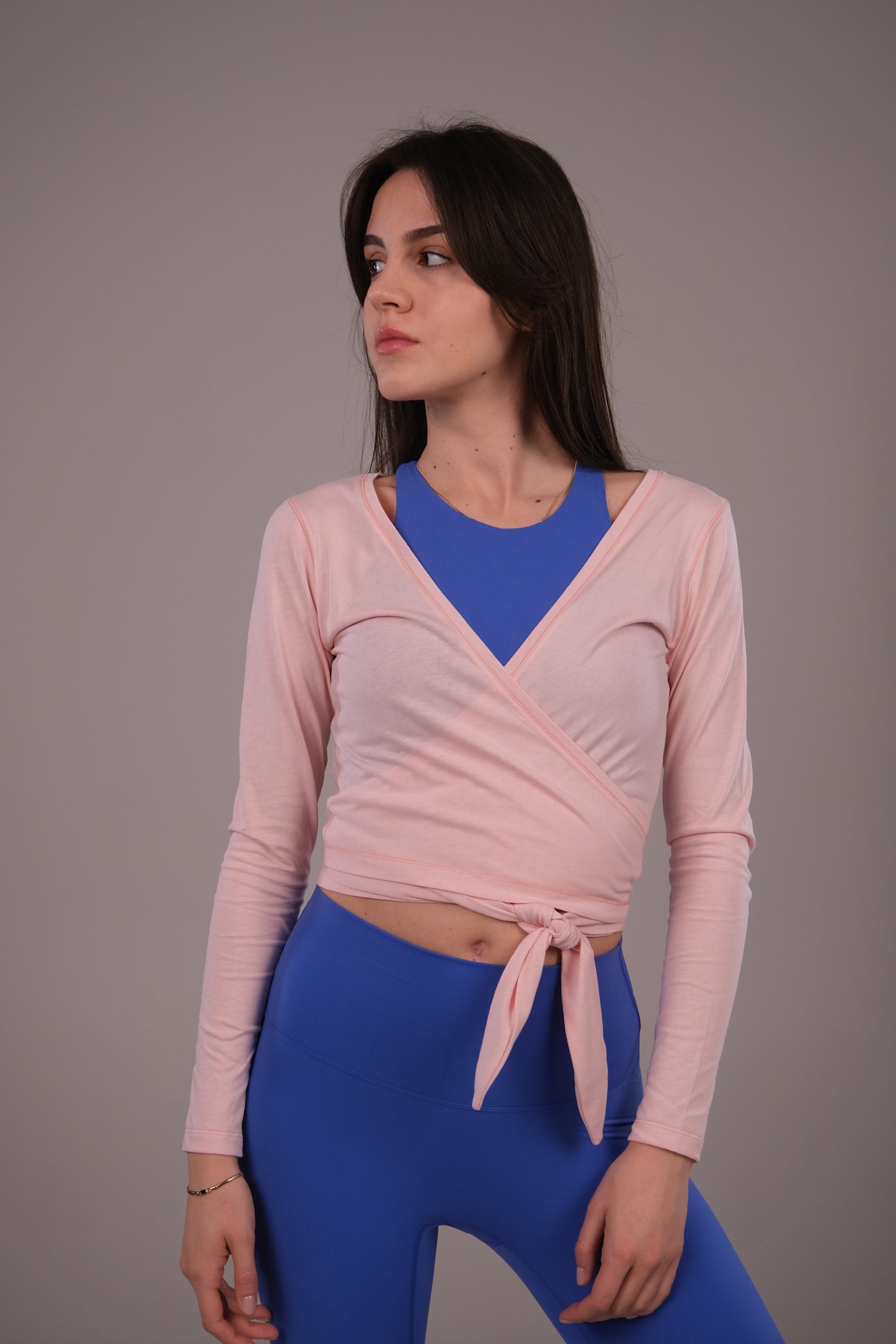 Ballerina Wrap Top - Soft Pink