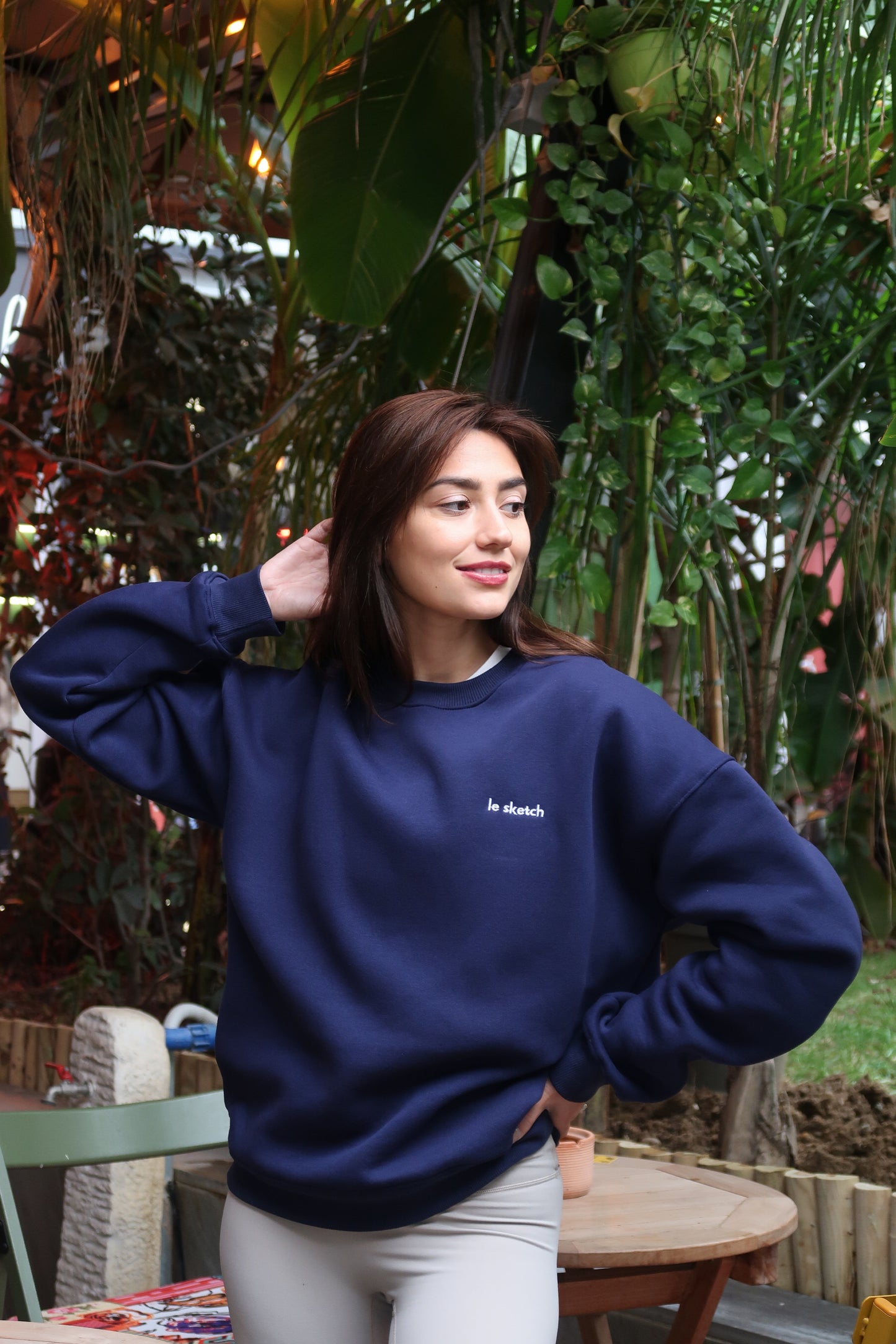 Relaxed-Fit Sweater - Navy Blue