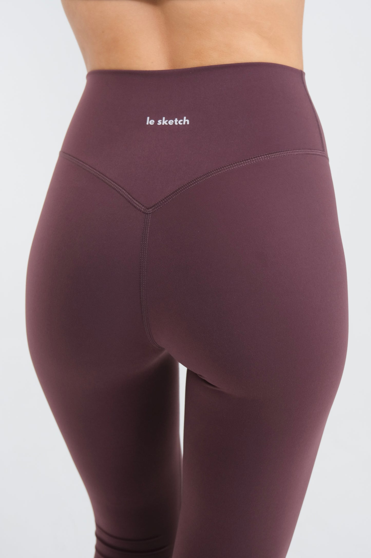 High Waisted Leggings - Fig