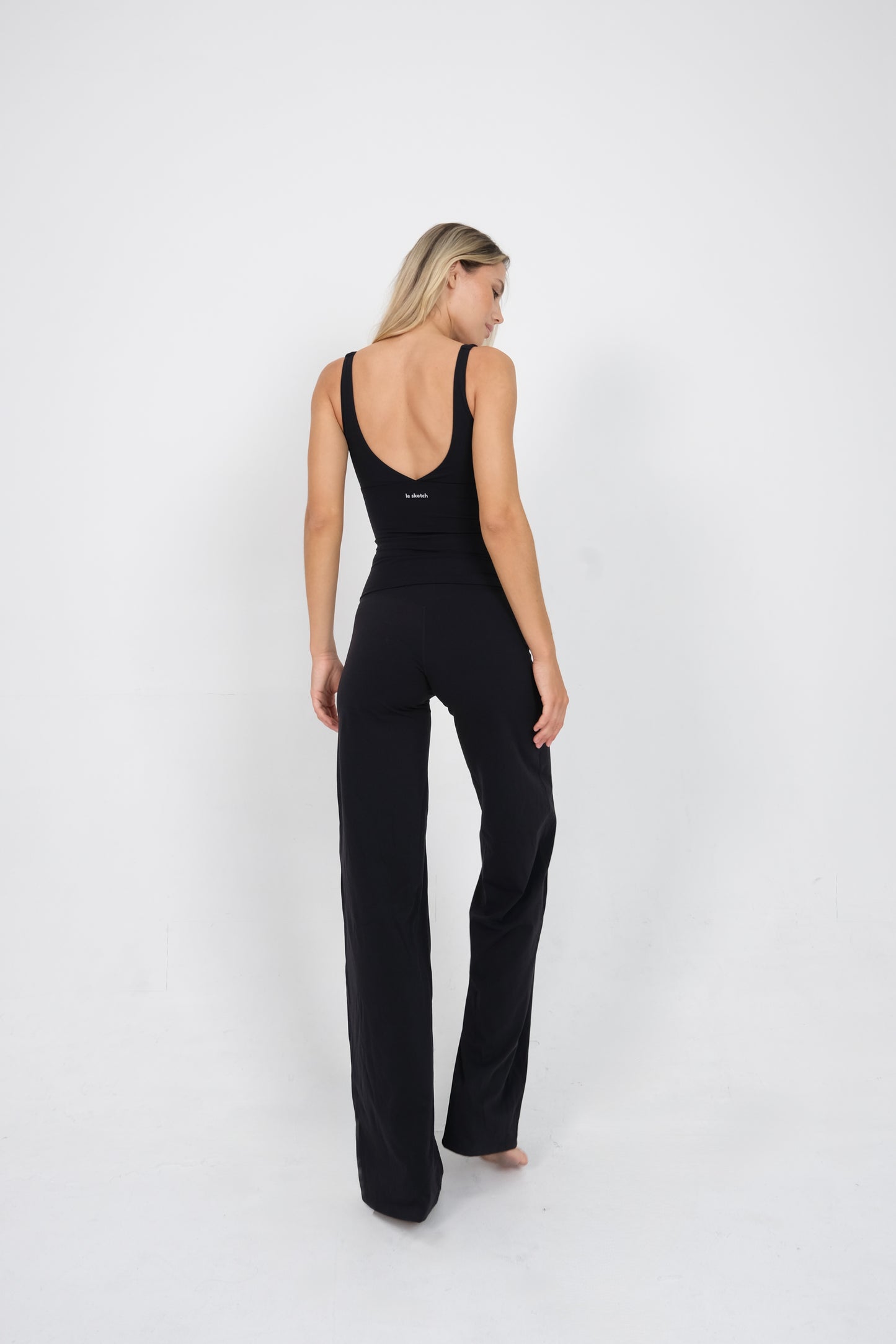 Wide Leg Pants - Nata Black