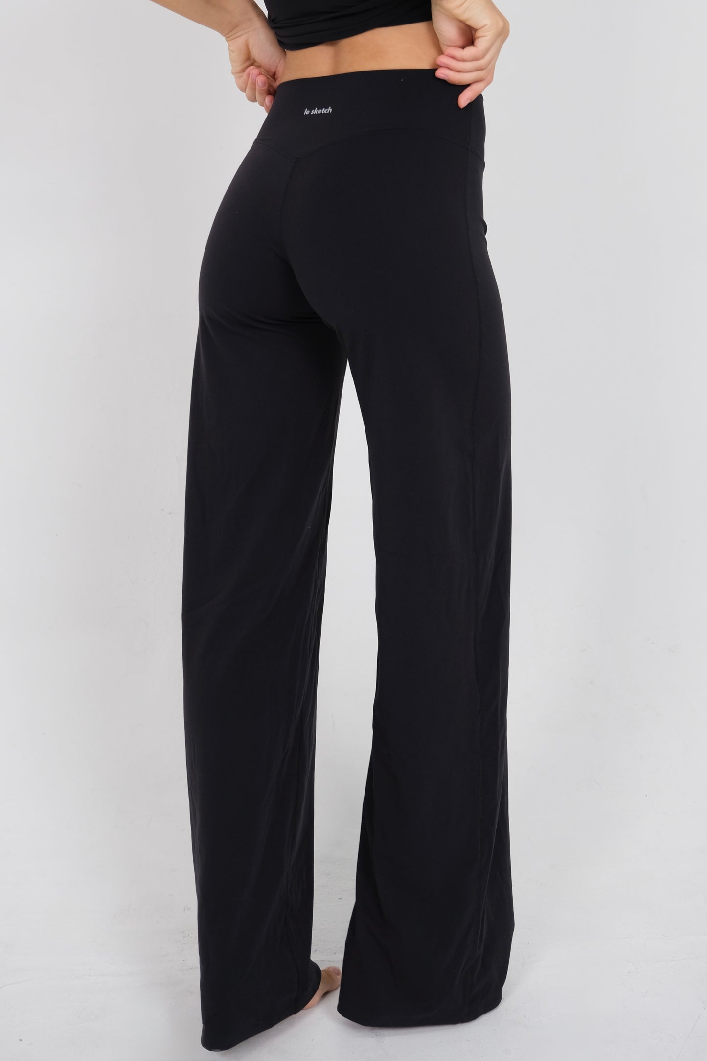 Wide Leg Pants - Nata Black