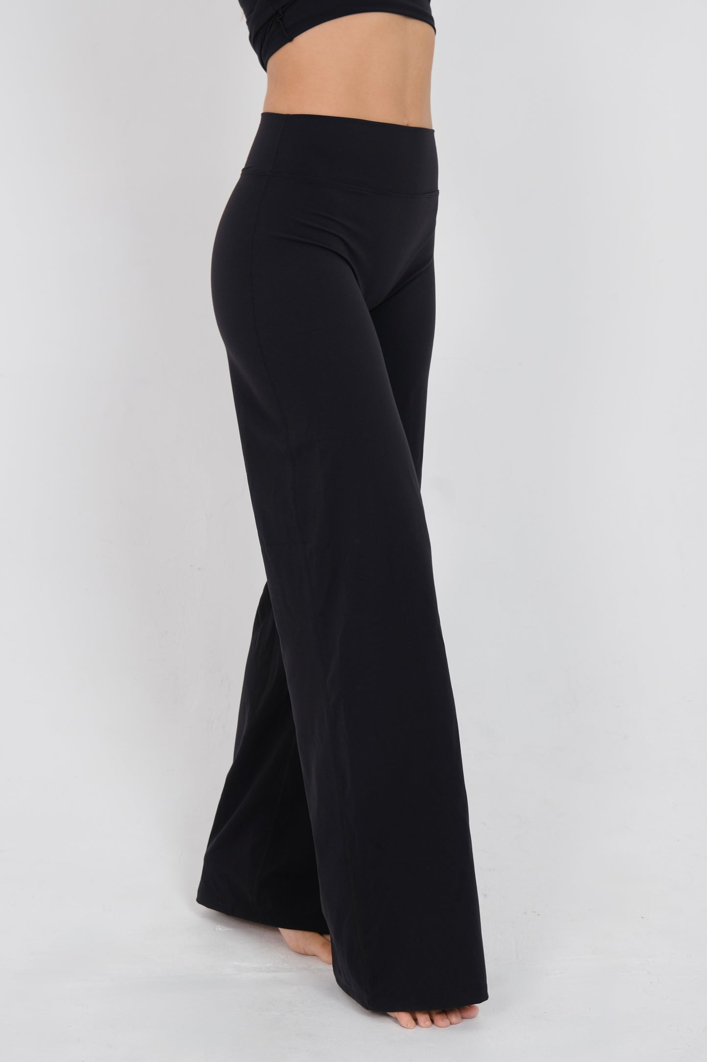 Wide Leg Pants - Nata Black