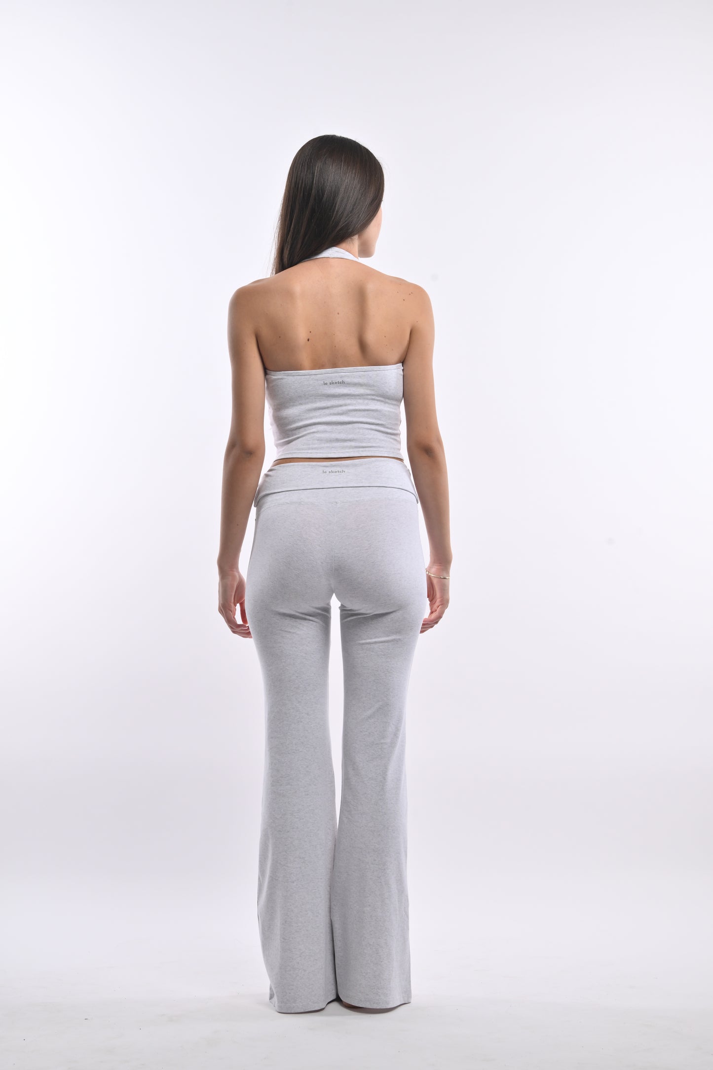 Halter Top - Marble Gray